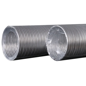 Воздуховод гибкий алюминиевый гофрированный ЭРА 12,5ВА (125 мм/3 м)