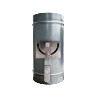 Дроссель-клапан круглый под электропривод (оц. сталь) d250