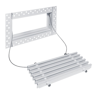 Вентиляционная решетка Brofer FUTURE 10 белая (200x100 мм)