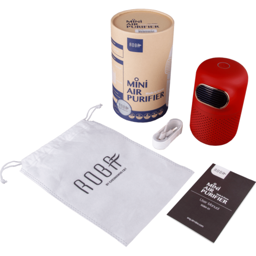 Мини-очиститель воздуха ROBA-01, red