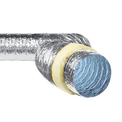 Воздуховод круглый гибкий антибактериальный AFS SONOAFS ALU Hygiene (102 мм/10 м)