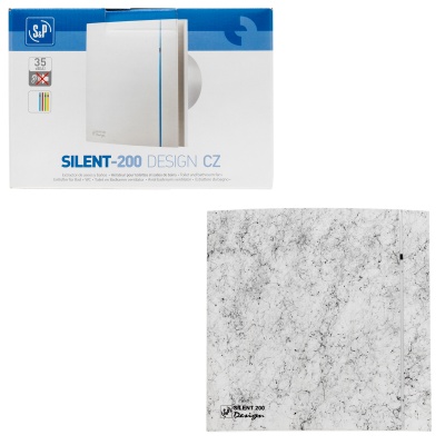 Накладной вентилятор Soler Palau SILENT-200 CZ MARBLE WHITE DESIGN 4C Накладной вентилятор Soler Palau SILENT-200 CZ MARBLE WHITE DESIGN 4C