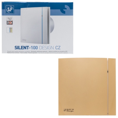 Накладной вентилятор Soler Palau SILENT-100 CZ GOLD DESIGN 4C  Накладной вентилятор Soler Palau SILENT-100 CZ GOLD DESIGN 4C