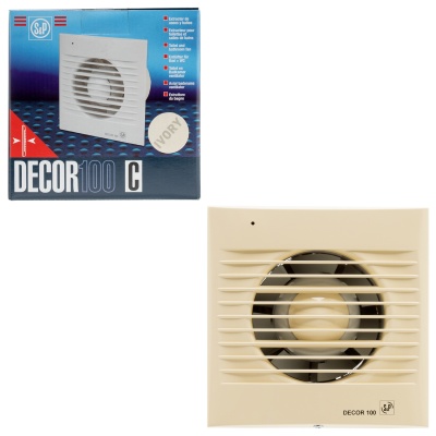 Накладной вентилятор Soler Palau DECOR-100C Ivory Накладной вентилятор Soler Palau DECOR-100C Ivory