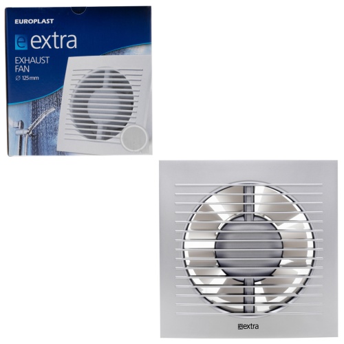 Накладной вентилятор Europlast EE125S серебро Накладной вентилятор Europlast EE125S серебро