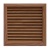 Деревянная вентиляционная решетка, тик 172x172