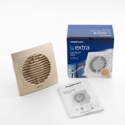 Накладной вентилятор Europlast EE100G золото