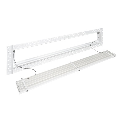 Вентиляционная решетка Brofer FUTURE 10 белая (600x100 мм)