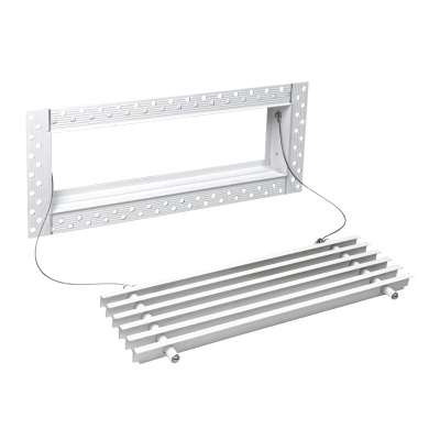 Вентиляционная решетка Brofer FUTURE 15 белая (400x125 мм) Вентиляционная решетка Brofer FUTURE 15 белая (400x125 мм)