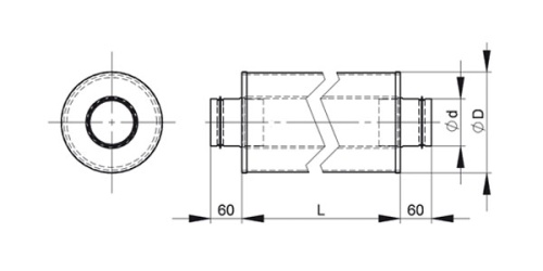 Шумоглушитель 200/0,5