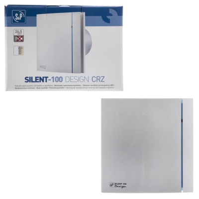 Вытяжной вентилятор Soler Palau SILENT-100 CRZ SILVER DESIGN 3C