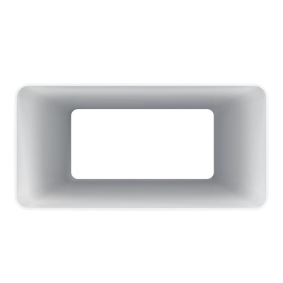 Воздуховод для кухни плоский пластиковый ЭРА 922ВП1 (220х90 мм/1 м)