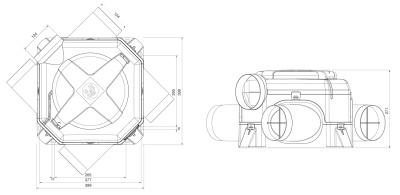 Мультизональный канальный вентилятор Soler Palau OZEO-E ECOWATT RF Мультизональный канальный вентилятор Soler Palau OZEO-E ECOWATT RF