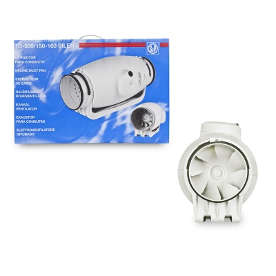 Канальный вентилятор круглый Soler Palau TD-500/150-160 Silent 3V Канальный вентилятор круглый Soler Palau TD-500/150-160 Silent 3V