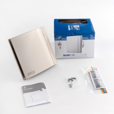 Вытяжной вентилятор Soler Palau SILENT-200 CZ CHAMPAGNE DESIGN 4C