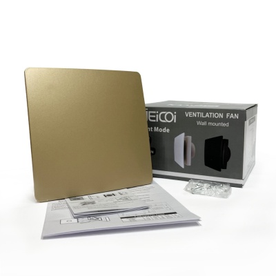 Вентилятор с обратным клапаном Seicoi Floxy Design 100 Gold (SMAZ04-01 gold)