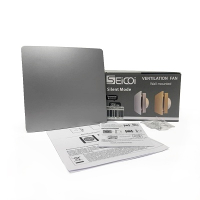 Накладной вентилятор Seicoi Floxy Design 100 Silver SMAZ04-01