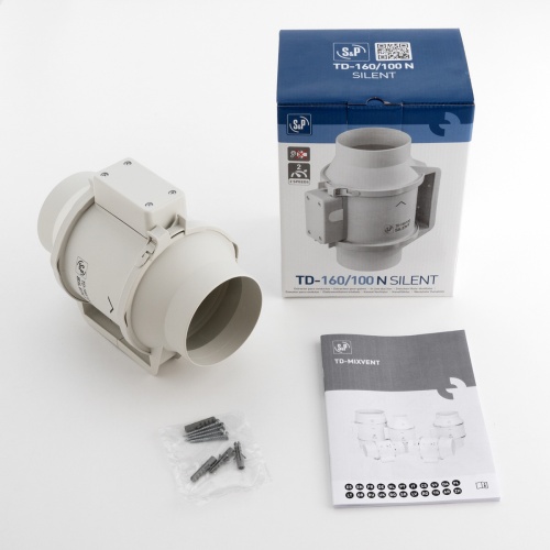 Канальный вентилятор Soler Palau TD-160/100 N Silent