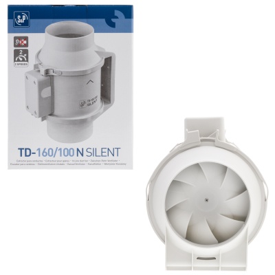 Канальный вентилятор круглый Soler Palau TD-160/100 N Silent Канальный вентилятор круглый Soler Palau TD-160/100 N Silent