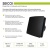 Накладной вентилятор Seicoi HXYT04-01 Black Накладной вентилятор Seicoi HXYT04-01 Black