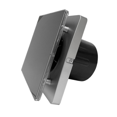 Вентилятор с обратным клапаном Seicoi SNAD04-01 Silver grey glass