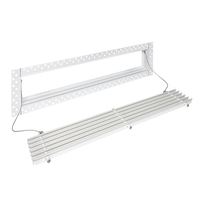 Вентиляционная решетка Brofer FUTURE 15 белая (600x125 мм) Вентиляционная решетка Brofer FUTURE 15 белая (600x125 мм)