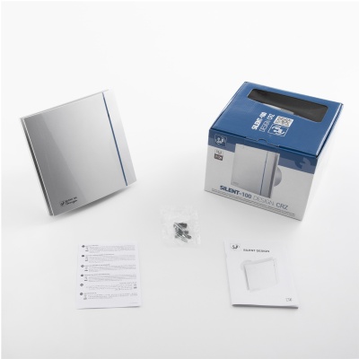 Вытяжной вентилятор Soler Palau SILENT-100 CRZ SILVER DESIGN Вытяжной вентилятор Soler Palau SILENT-100 CRZ SILVER DESIGN