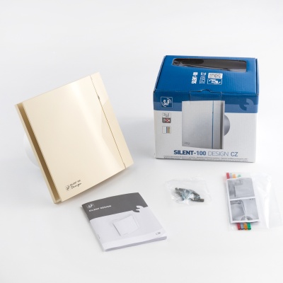 Накладной вентилятор Soler Palau SILENT-100 CZ IVORY DESIGN 4C